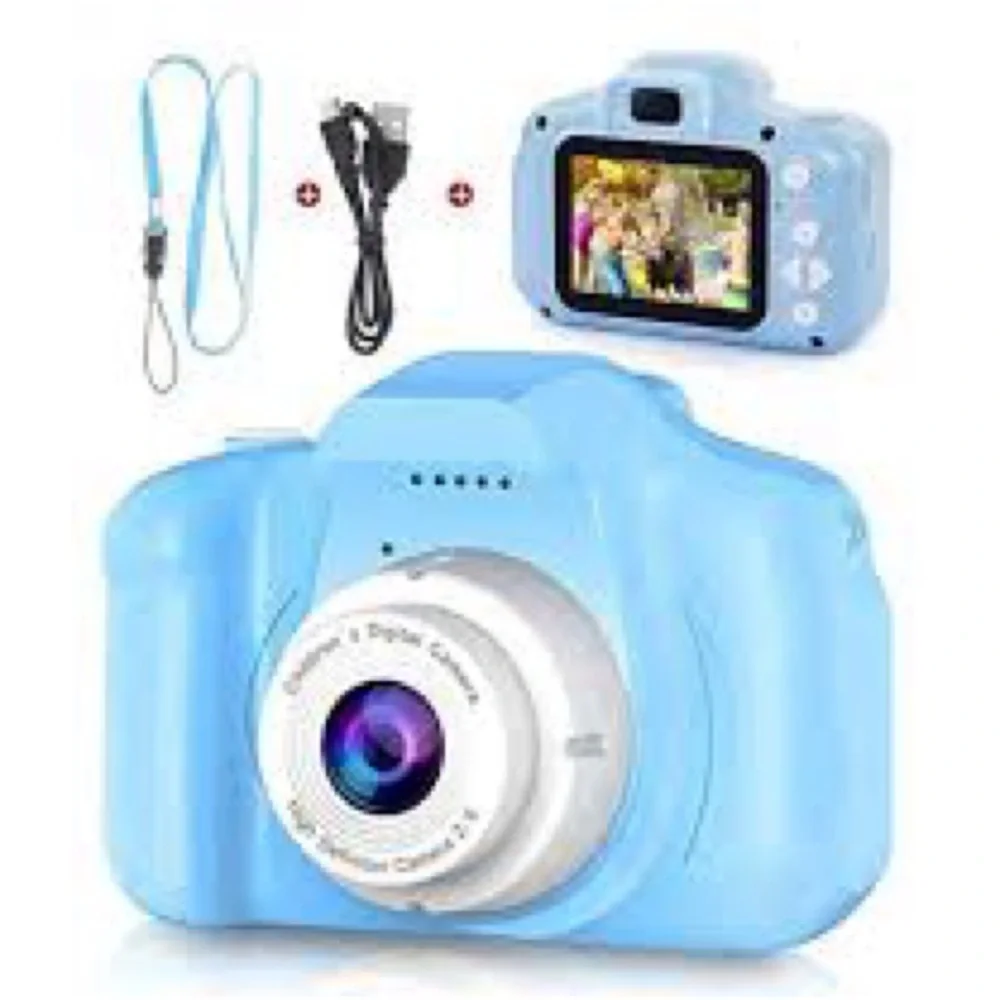 Blue Kids Camera